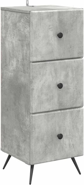 vidaXL Schubladenschrank modern in Betongrau, B/T/H: 33 x 34,5 x 90 cm - Bild 1