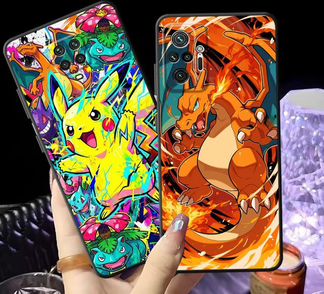 Funda Handyhülle mit Hot Comic Pokemon Art für Xiaomi Redmi Note Serie in Multicolour - Bild 1