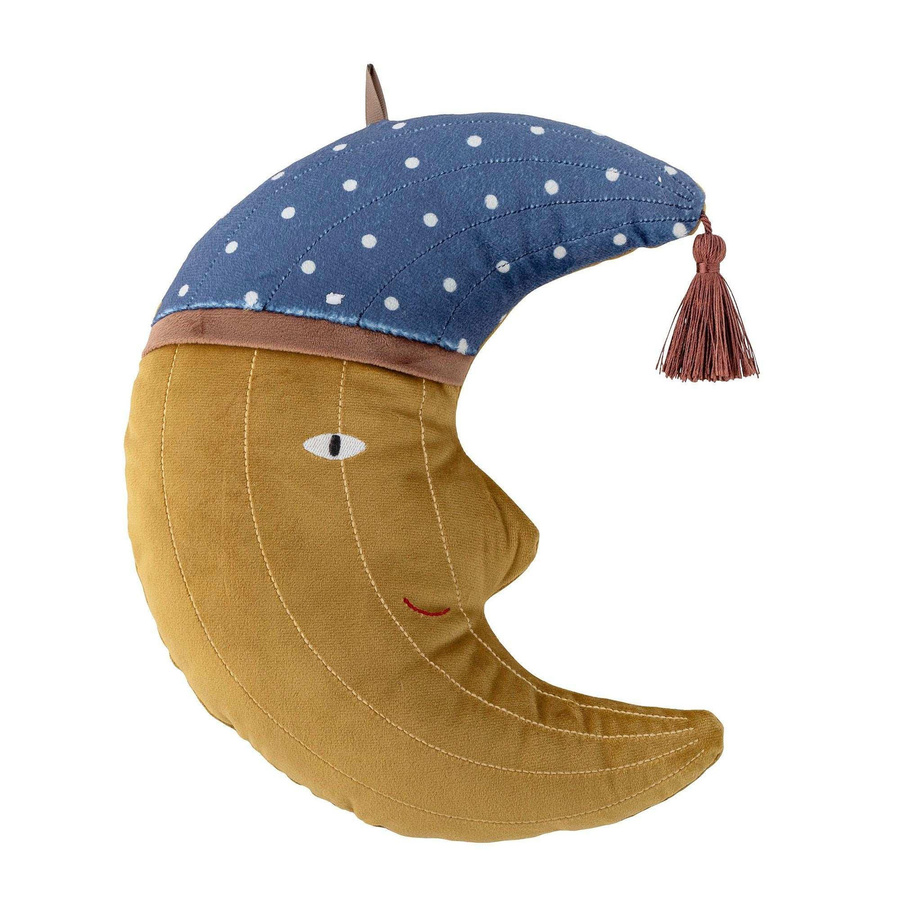 Bloomingville Mini Moony Mobile Mond braun skandinavisch für Kinder Höhe: 27 cm - Bild 1