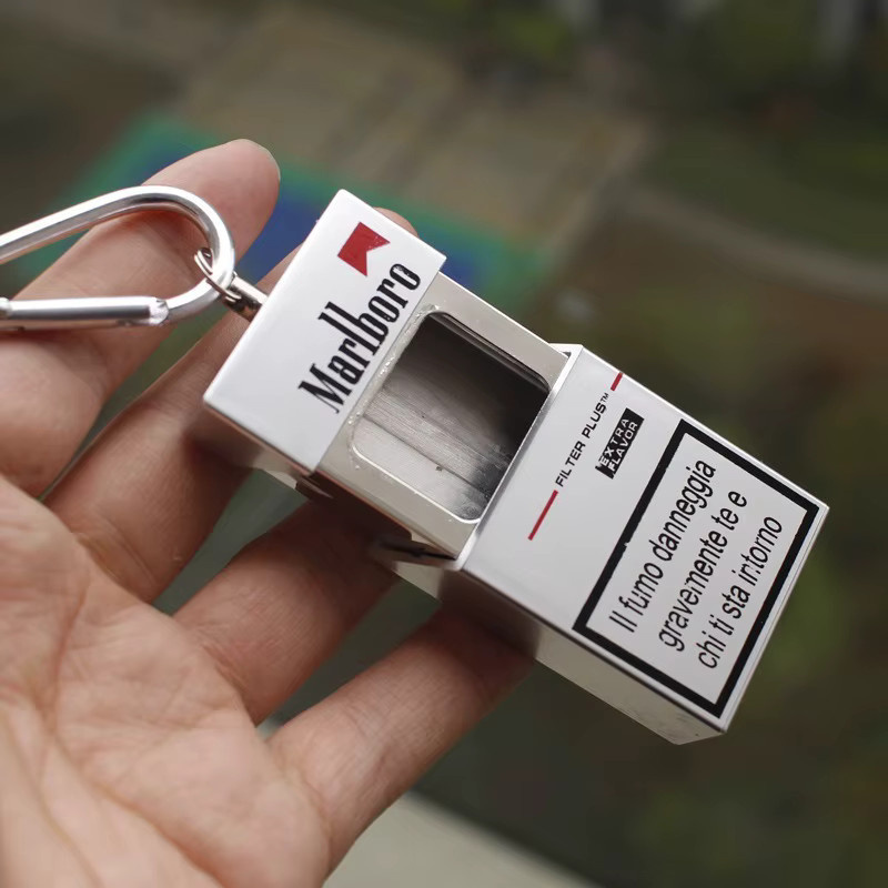 Marlboro Mini-Taschenaschenbecher in Silber - Bild 3