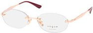 Vogue Eyewear VO 4343 Korrektionsbrille, randlos, oval, Metall, gold, Damen - Bild 1