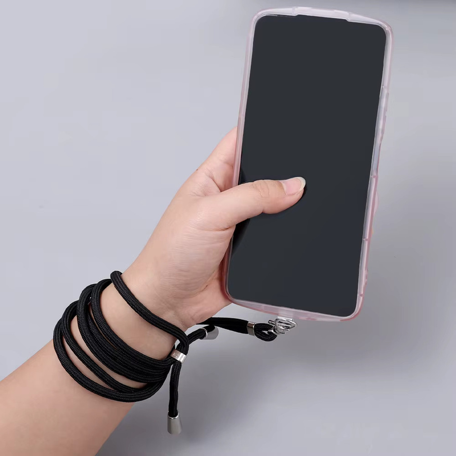 Ricestate Universal Einstellbares Telefon Lanyard Strap in Schwarz als Anti-Verlust Handy Hängeband für dein Smartphone - Bild 3