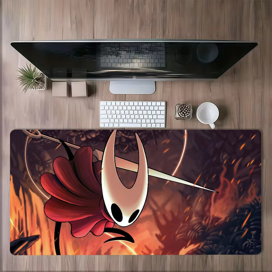 Großes und rutschfestes Gaming Mauspad mit Silksong Knight Motiv in Multicolor - Bild 3