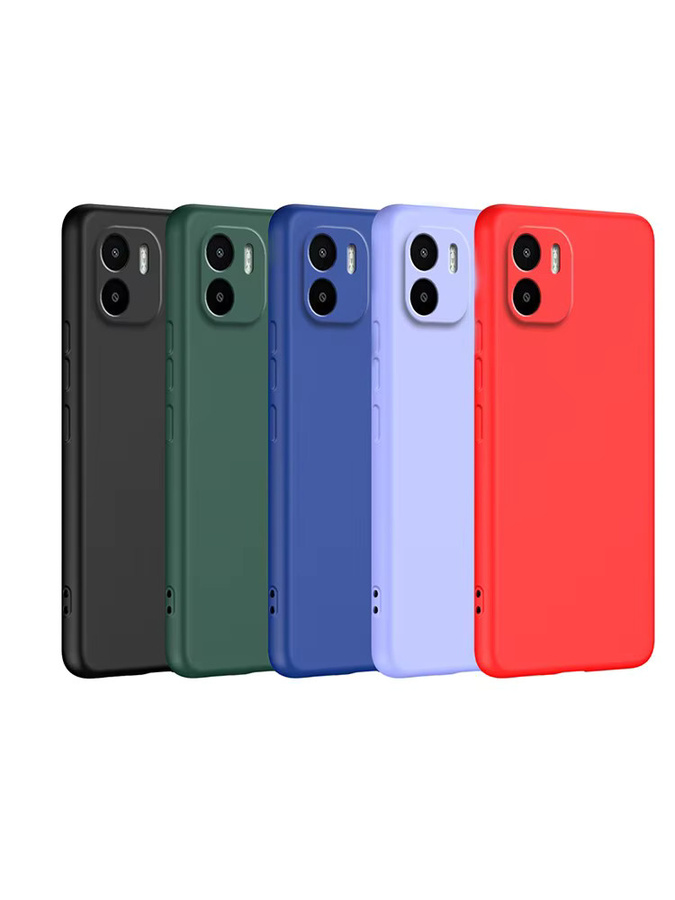 Flüssig-Silikon-Hülle für Samsung Galaxy Android Smartphones in Lila oder Rot - Bild 5