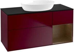 V&B Waschtischunterschrank Finion aus Holz, Breite: 120 cm, Tiefe: 50,1 cm, Höhe: 50,1 cm - Bild 1