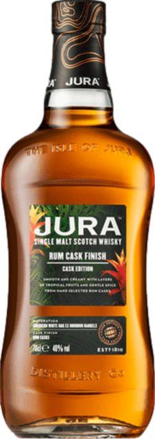 Jura Single Malt Whisky, Rum Cask Finish, Schottland, 40% Vol, 0,7 l - Bild 1