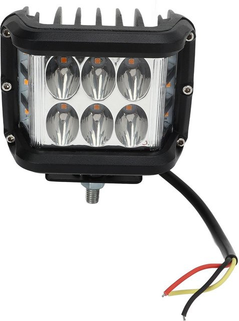 Koogeelife LED-Arbeitsscheinwerfer 36W IP67 Wasserdicht Doppelseitiger Spot Fluter Pod Offroad Blinkender Blitzer Nebelscheinwerfer in Schwarz - Bild 1