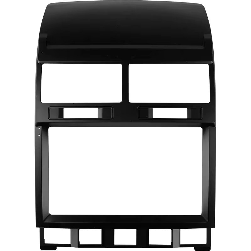 9 Zoll Android MP5 Stereo Player mit 2Din Radio Fascia Rahmen für Volkswagen Touareg GP 2002-2010 in Schwarz - Bild 2