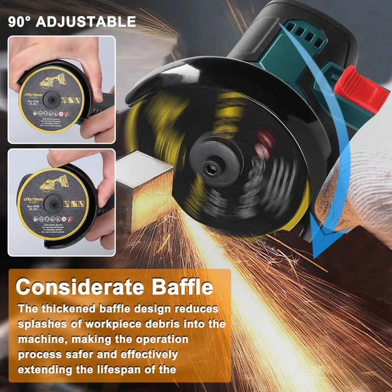 Multifunktionales elektrisches Schleifwerkzeug Kkmoon, 3 Zoll Handheld Winkel-Schleifmaschine, bunt - Bild 8