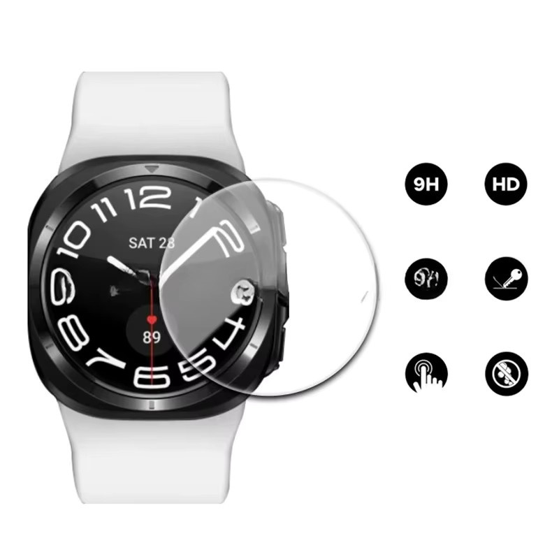 XTargo Displayschutzfolie für Samsung Galaxy Watch 7 Ultra/Watch 7 FE, Glas, transparent - Bild 5