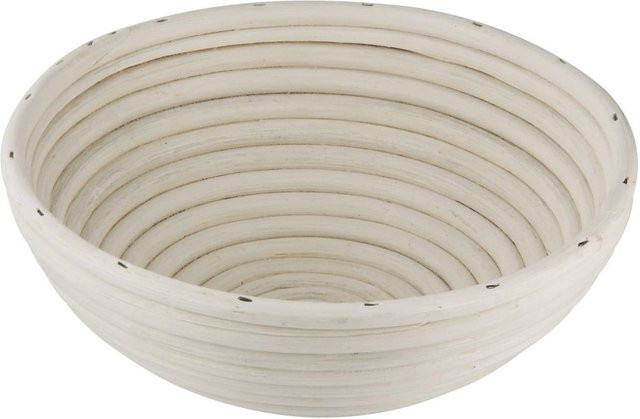Zenker Gärkörbchen rund aus Rattan in Weiß, Durchmesser: 22 cm - Bild 1