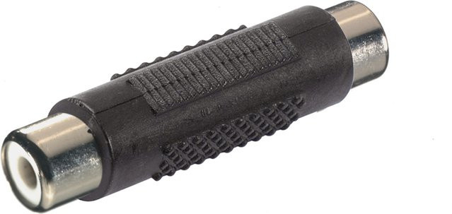 Vivanco Cinch Doppelbuchse RCA in Schwarz (46035) - Bild 1