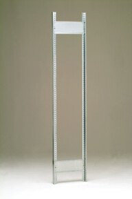 Regalwerk BERT-Regal-Rahmen aus verzinktem Stahlblech in Silber, Höhe: 250 cm, Tiefe: 60 cm - Bild 1
