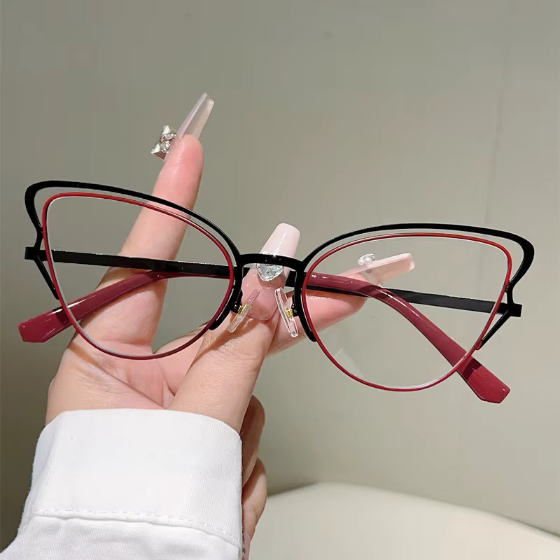 GM LUMIAS Korrektionsbrille Cat Eye, Vollrand, transparent, Damen, Blaulichtfilter - Bild 1