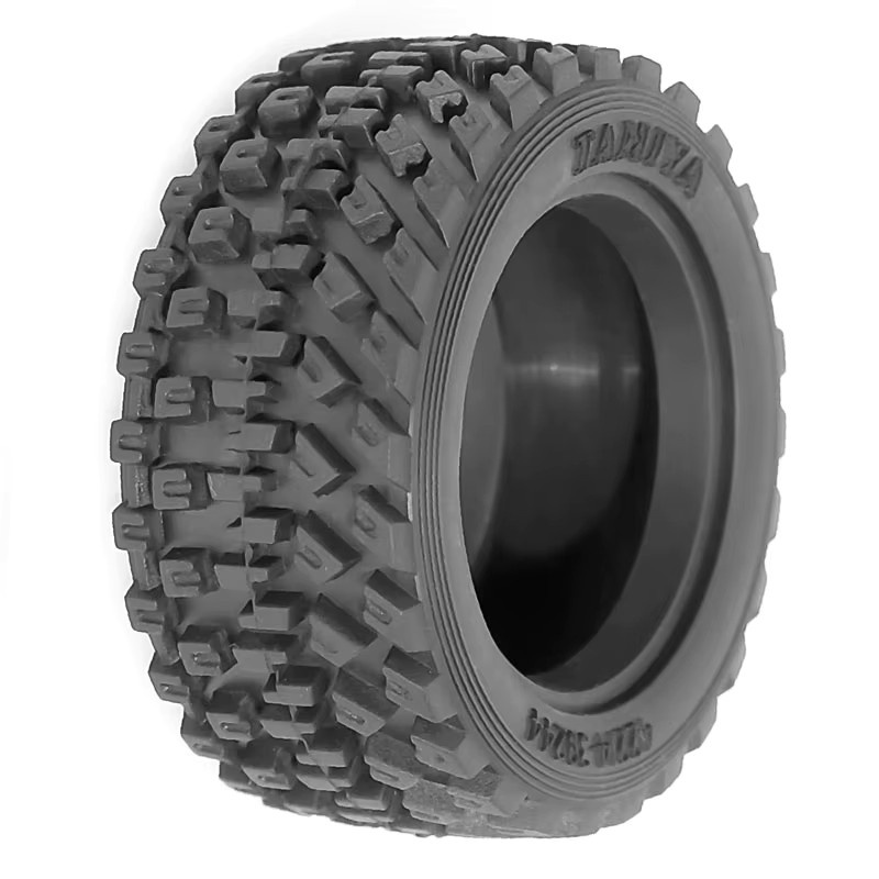 Tamiya 60D Soft Rally Reifen, RallyBlock, 1:14, 2-teiliges Set - Bild 4