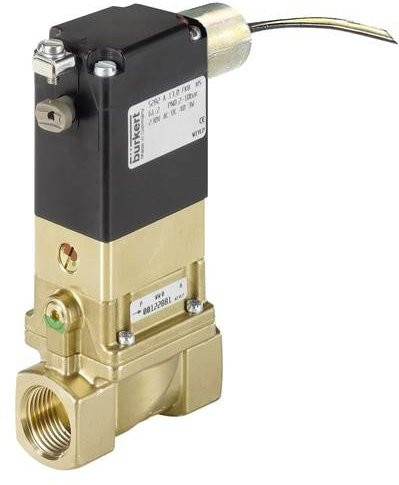 Bürkert Membranventil 349644 5282 24V G 1 1/4 Nennweite 32mm Servogesteuert aus Messing - Bild 1