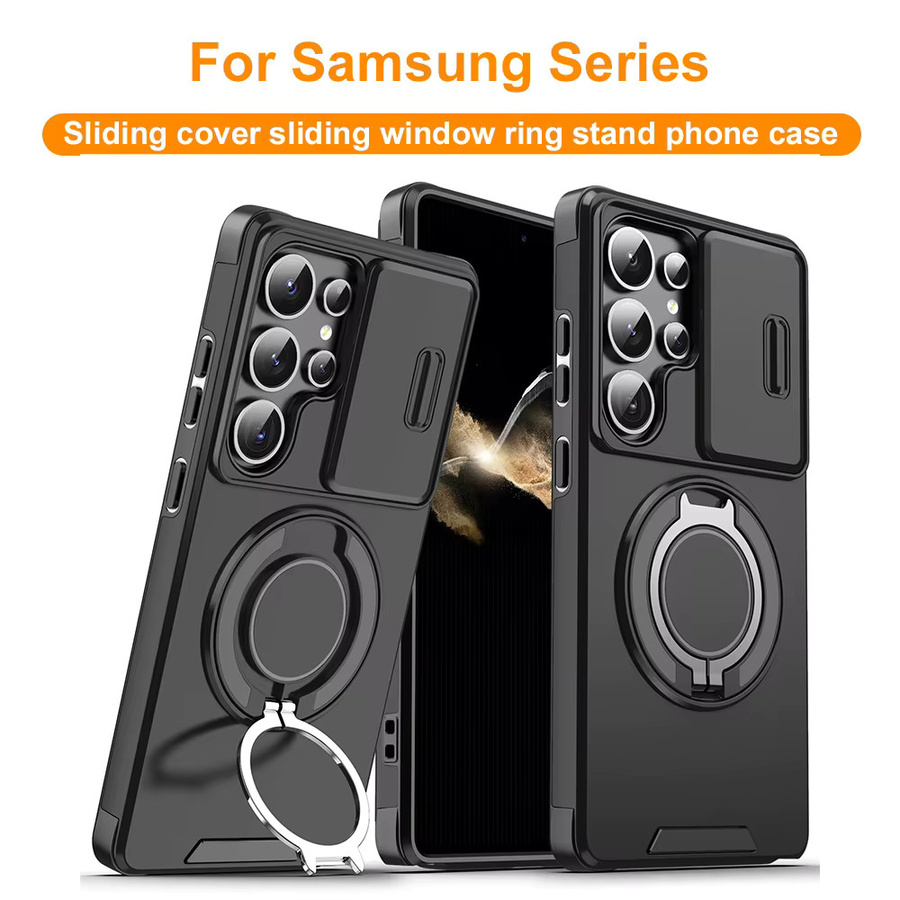 Samsung Handyhülle mit magnetischem Ring und Kamera-Schutz in Pink für verschiedene Samsung Galaxy Modelle wie A17 A16 A56 A36 A55 A35 A54 A26 A25 A15 A14 A07 A06 - Bild 2