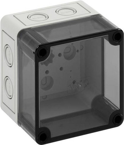Spelsberg Universal-Gehäuse TK PC 99-8-tm aus Kunststoff in Grau, B/T/H: 9,4 x 9,4 x 8,1 cm - Bild 1