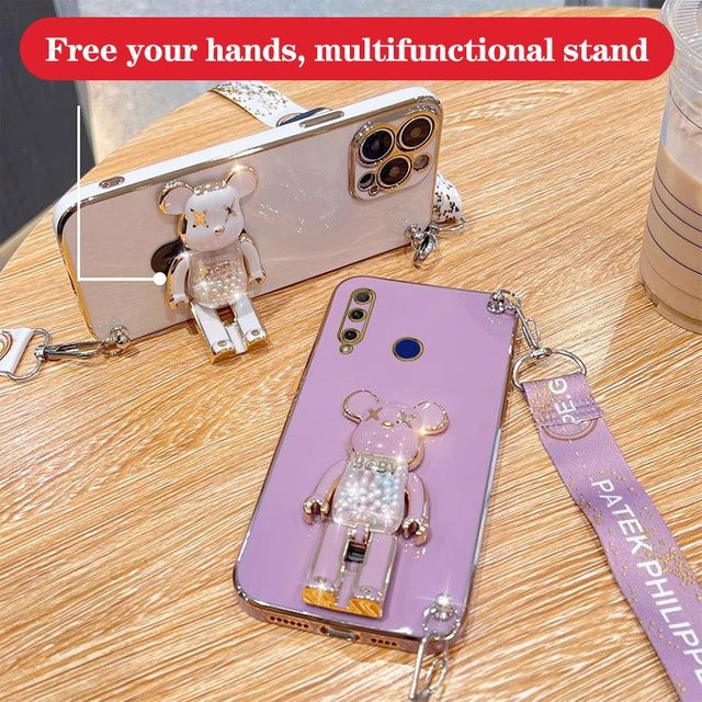 Schutzhülle mit Lanyard für Honor 20 Lite, 200 Lite, 200 Pro, Magic 6 Pro und 5 Lite in Weiss und Mehrfarbig - Bild 1