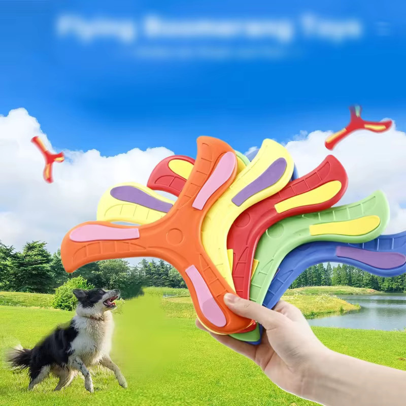 Meade Kinder-Bumerang-Spielzeug, V-förmiger Dart, Bunt / Mehrfarbig, Kunststoff - Bild 5