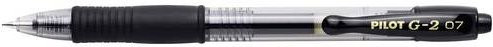Pilot Gelschreiber G-2 mit schwarzer Gel-Tinte und 0,4 mm Spitze in Schwarz - Bild 1