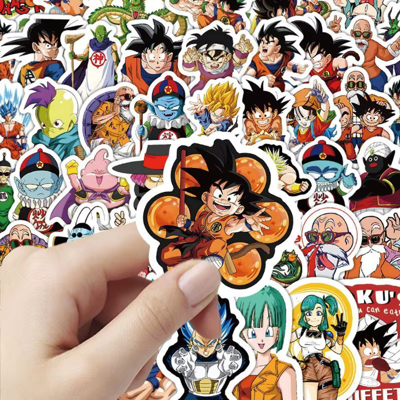Dragon Ball Aufkleber, Cartoon Anime Super Saiyan, 100 Stück - Bild 2