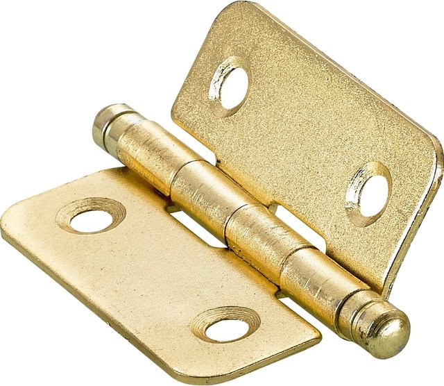 Hettich Zierscharnier in Messingoptik, B/H: 40 x 35 mm - Bild 1