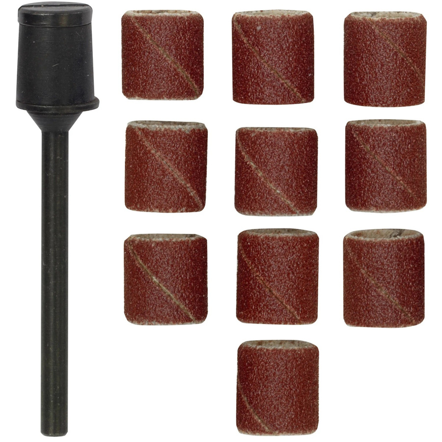 Proxxon Schleifzylinder Ø 10 mm mit 10 Schleifbändern Korn 150 für Metall und Holz - Bild 2