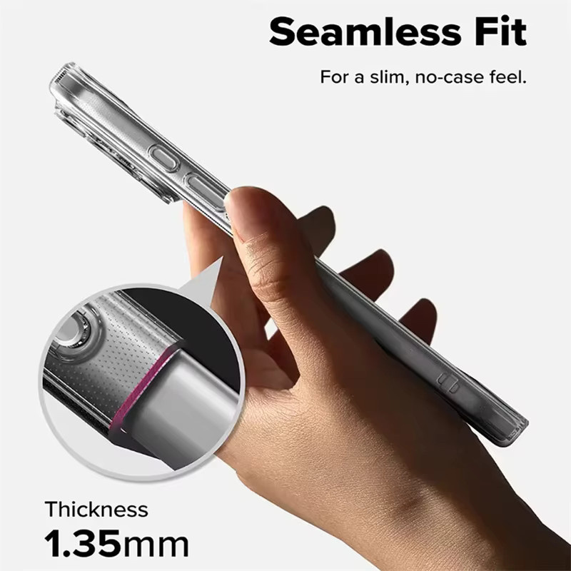 VRNOEI Ultra Clear Soft Case Transparente Handyhülle für iPhone 11 bis iPhone 17 Pro Max und iPhone 17 Air 16 Plus - Bild 4