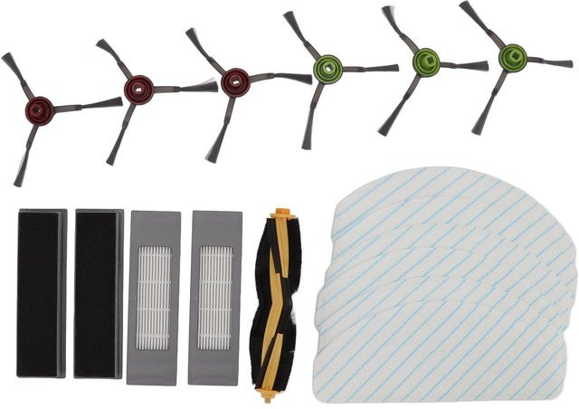 Ersatzzubehör-Set für Yeedi Vac 2 Pro Roboterstaubsauger mit Hauptbürste, Seitenbürsten und Filtern in Weiß - Bild 1