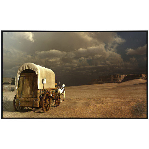 papermoon Infrarotheizung EcoHeat Western Wagon in Bunt mit Matt-Effekt, App-Steuerung und Überhitzungsschutz - Bild 2
