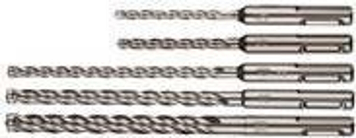 Makita Nemesis 2 SDS-Plus Hammerbohrer-Set 5-teilig, Silber - Bild 2