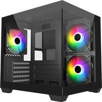 FSP Tower-Gehäuse S140-BA in Schwarz für Micro-ATX - Bild 1