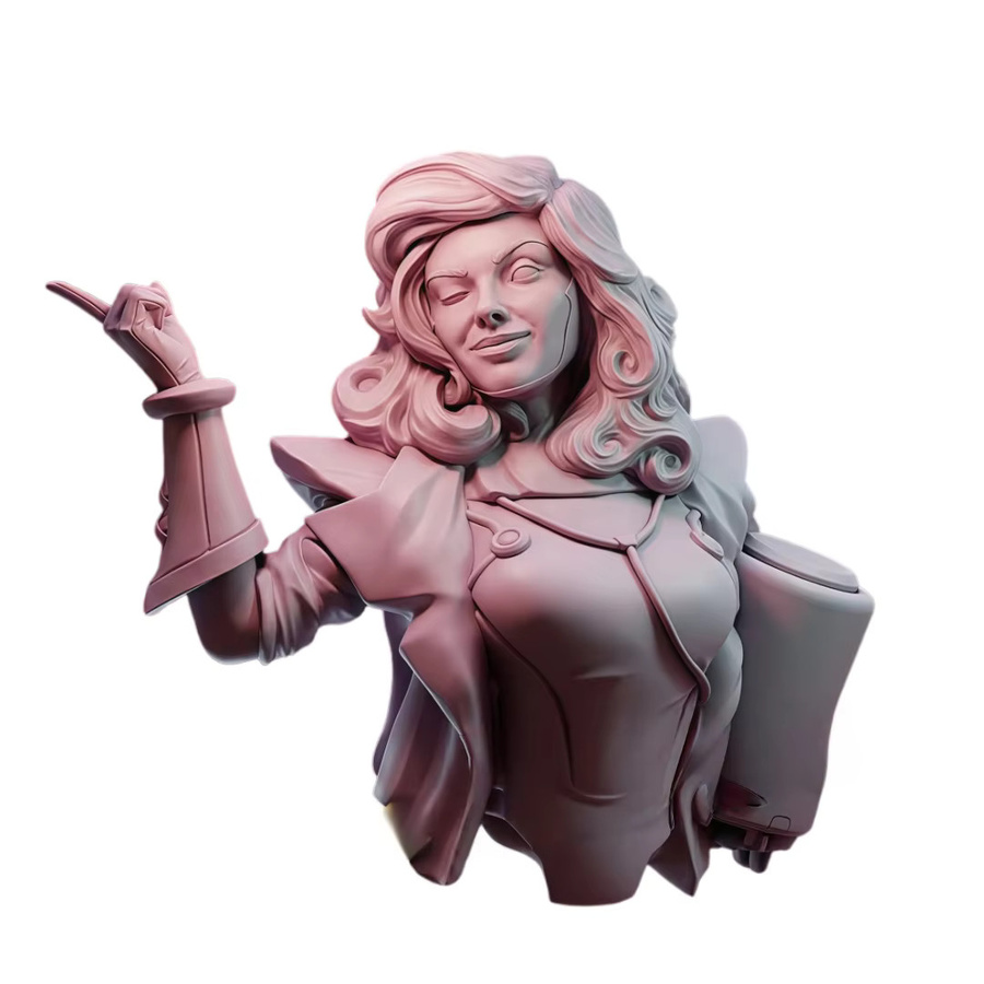 GK Halbfigur weibliche Ärztin, Resin-Soldatenmodell, 1/12, unmontierter und unbemalter Bausatz - Bild 2