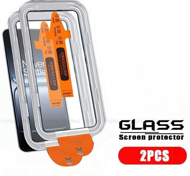 OnePlus Nord 5 Displayschutz aus gehärtetem Glas mit 9H Härtegrad und Vollabdeckung in Transparent - Bild 1