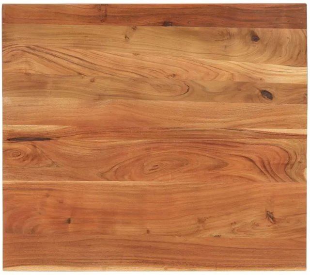 vidaXL Tischplatte aus Akazien-Massivholz in Braun, Rechteckig, B/T/H: 110 x 80 x 3,8 cm - Bild 1