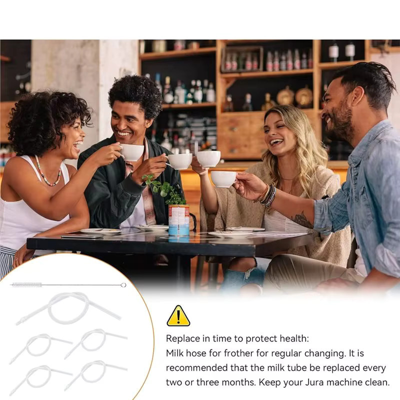 Jura A65Z Milchschlauch-Set für HP3-Anschlüsse und GIGA 6 Kaffeemaschinen, transparent - Bild 2