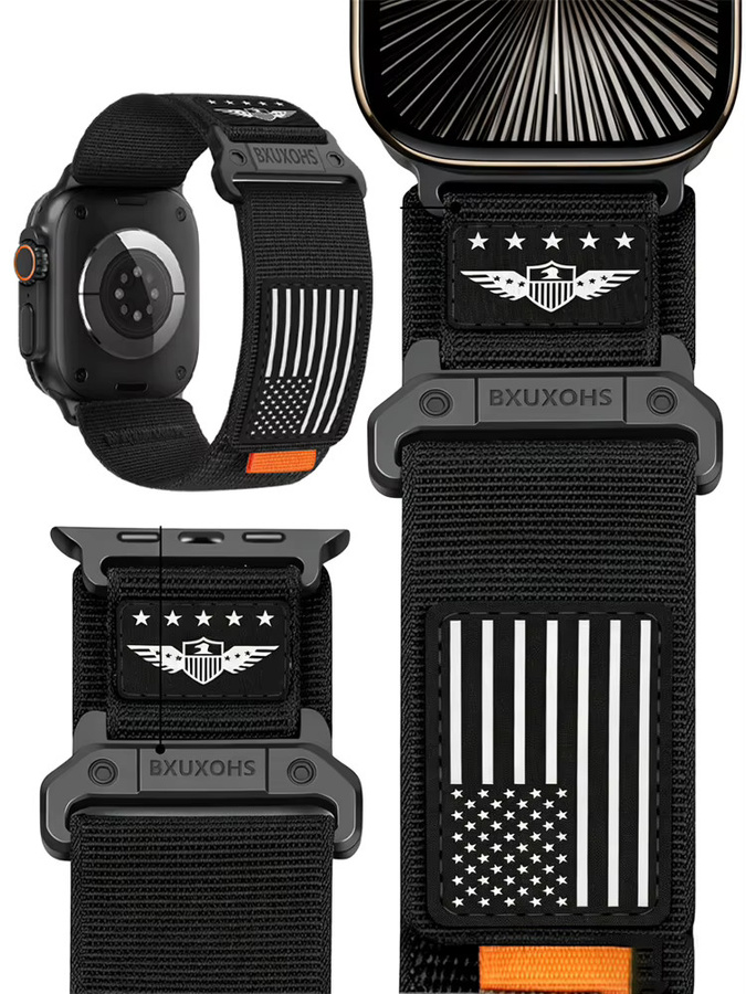 LCAPLE Sportarmband Nylon, Schwarz, Unisex - Bild 5