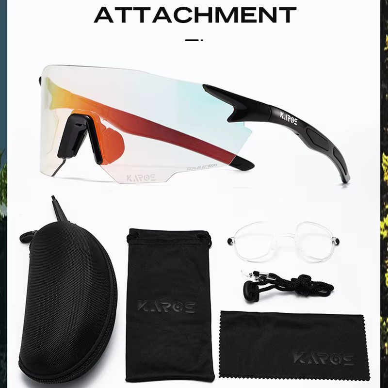 KAROS K01 Sportsonnenbrille, Photochrome, Unisex, Kunststoff - Bild 5