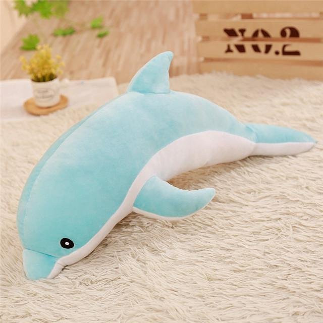Yiran toy Delfin Plüschtier, 30cm, Blau - Bild 1