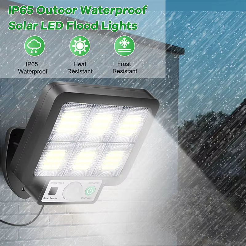 ESMARTER LED Solar Split Wandlampe mit Bewegungsmelder und 3 Modi in Schwarz - Bild 4