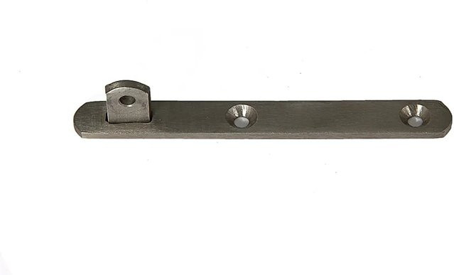 Flacheisen Dieda aus V2A Edelstahl in Silber glänzend - Bild 1