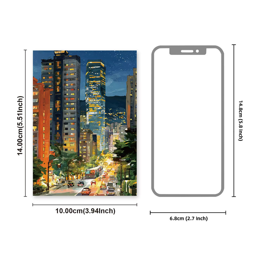 Etori Life Neon Night Evening City Buildings Streets Materialbuch, Bunt / Mehrfarbig - Bild 2