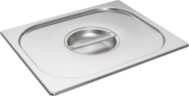 Schneider Deckel GN 1/2 aus Edelstahl, Farbe: Silber - Bild 1