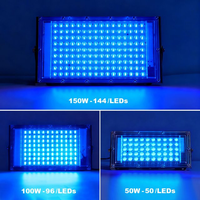 PARKSON LED Flutlicht Outdoor IP65 Wasserdicht mit USB-Anschluss in Schwarz - Bild 1