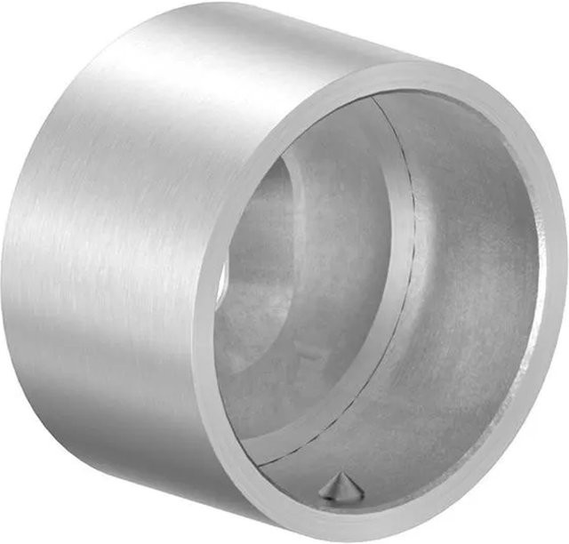 FeNau Wandbefestigung aus Edelstahl V4A für Rohre mit Ø 42,4 mm in Silber - Bild 1