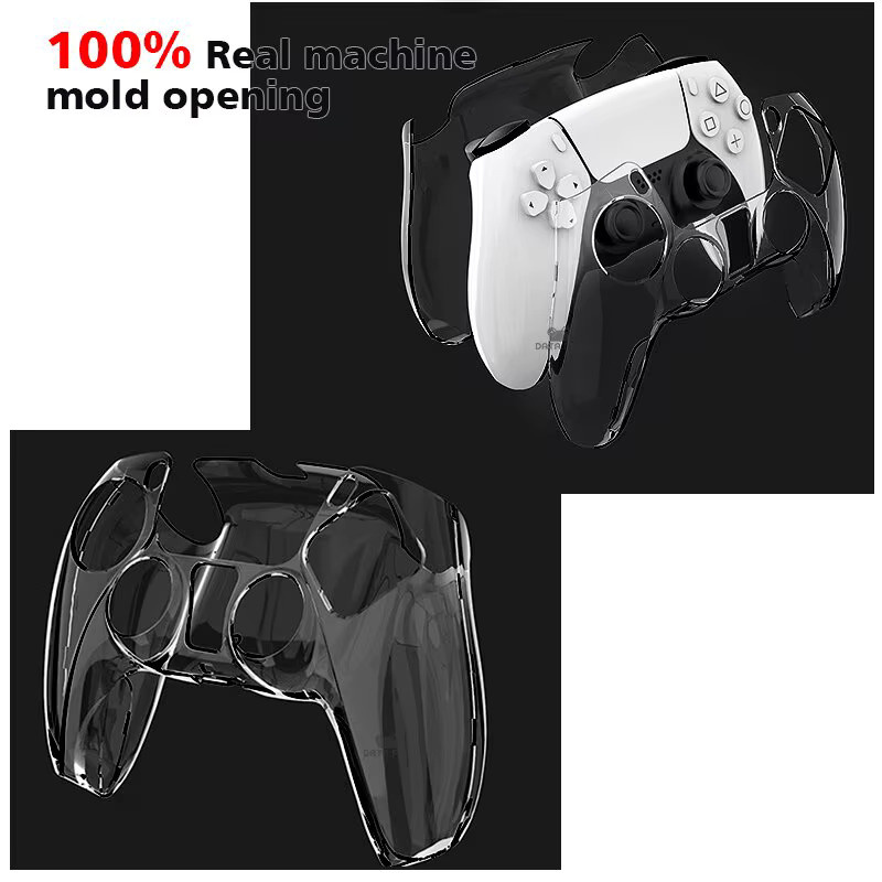 DATA FROG Transparente Schutzhülle aus hartem PC für PS5 Controller - Bild 2