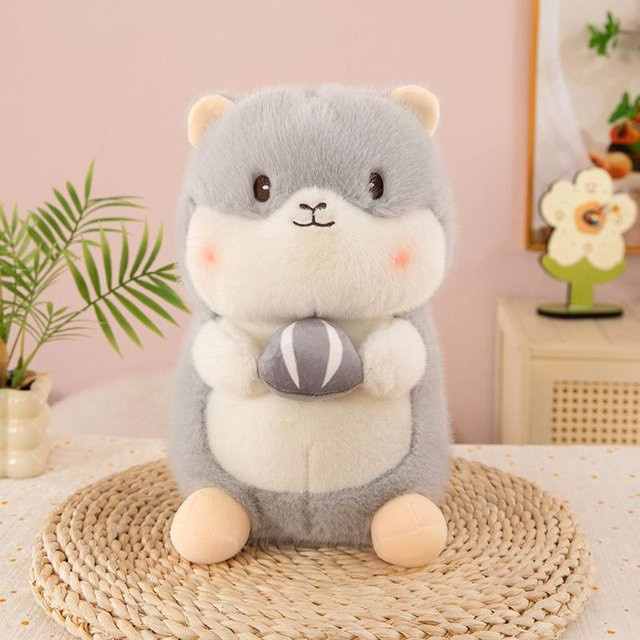 Gourmet Murmeltier Plüschtier Puppe, grau, 23cm - Bild 1