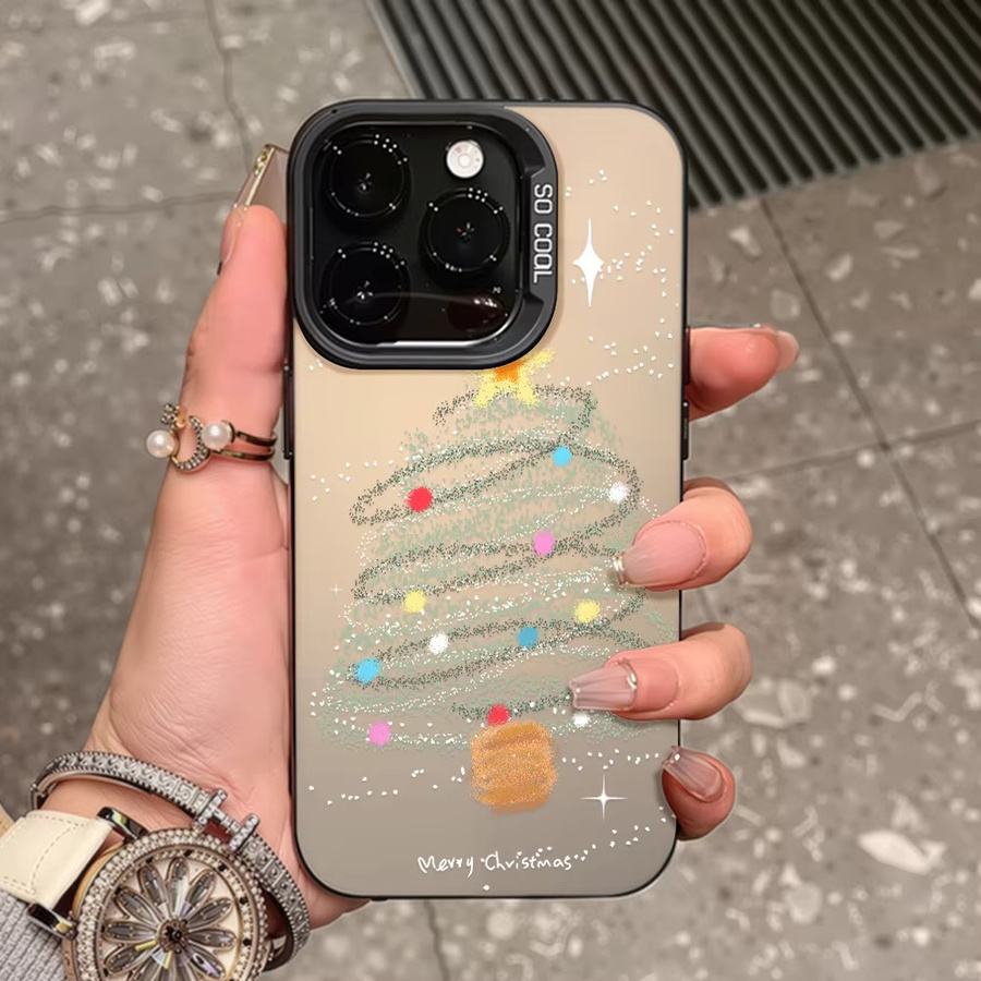Frohe Weihnachten Handyhülle für iPhone 17 Pro Max 16 15 14 13 12 11 Air Matte Hardcase Cover - Bild 2