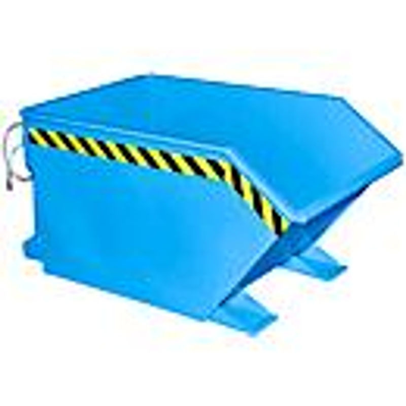 Kippbehälter Typ GU von Bauer, 500 Liter, blau, B/T/H: 121 x 68 x 78 cm - Bild 3